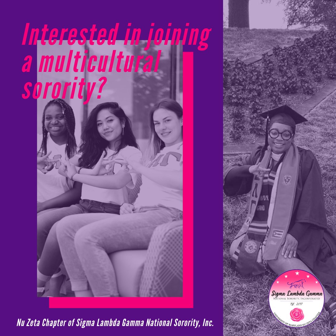umdslg1990's tweet image. Are you interested in learning about Sigma Lambda Gamma and our distinct sxsterhood? ⭐️

Fill out an interest form (linked in bio) to get in contact with us and stay up to date on how you can get involved this semester!

Stay tuned for our Animal Crossing themed week of events :)