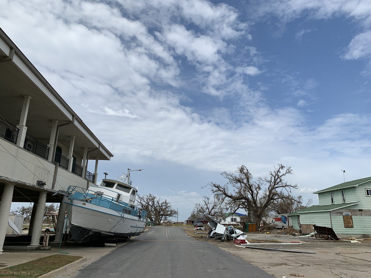 It has been about 12 days since Hurricane Laura hit the Lousiana coast, and given the pace of news lately, that might as well have been a decade ago.But I’ve been spending a lot of time there, particular around Cameron Parish, and it’s still pretty rough.