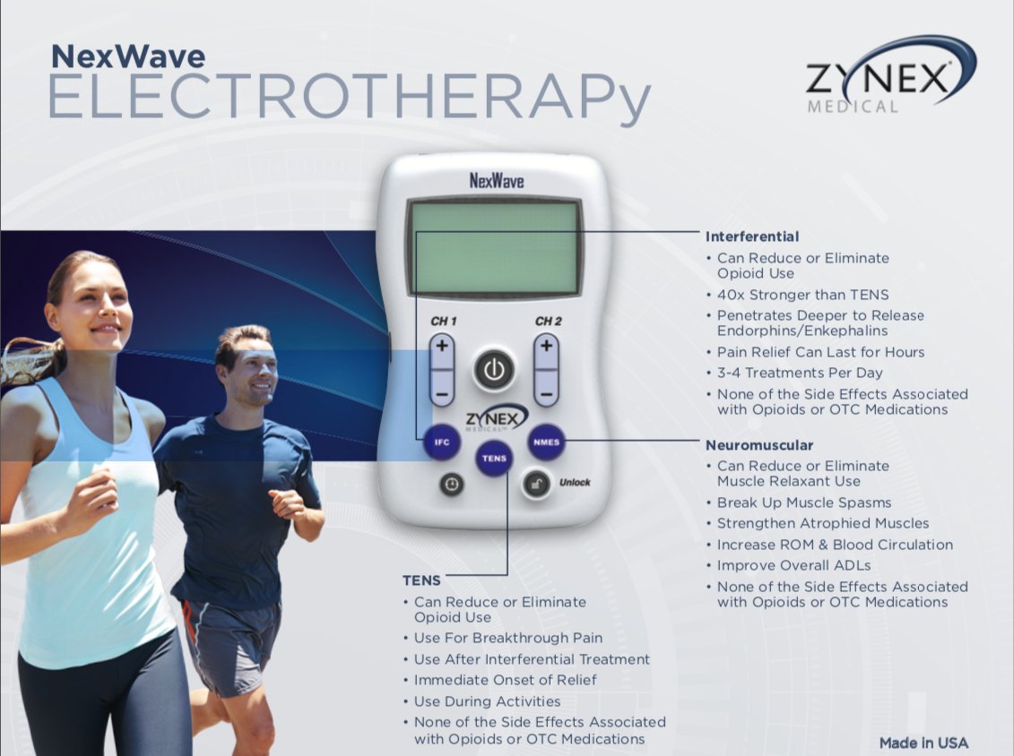 Zynex NexWave  Prescription Pain Management Tens Unit