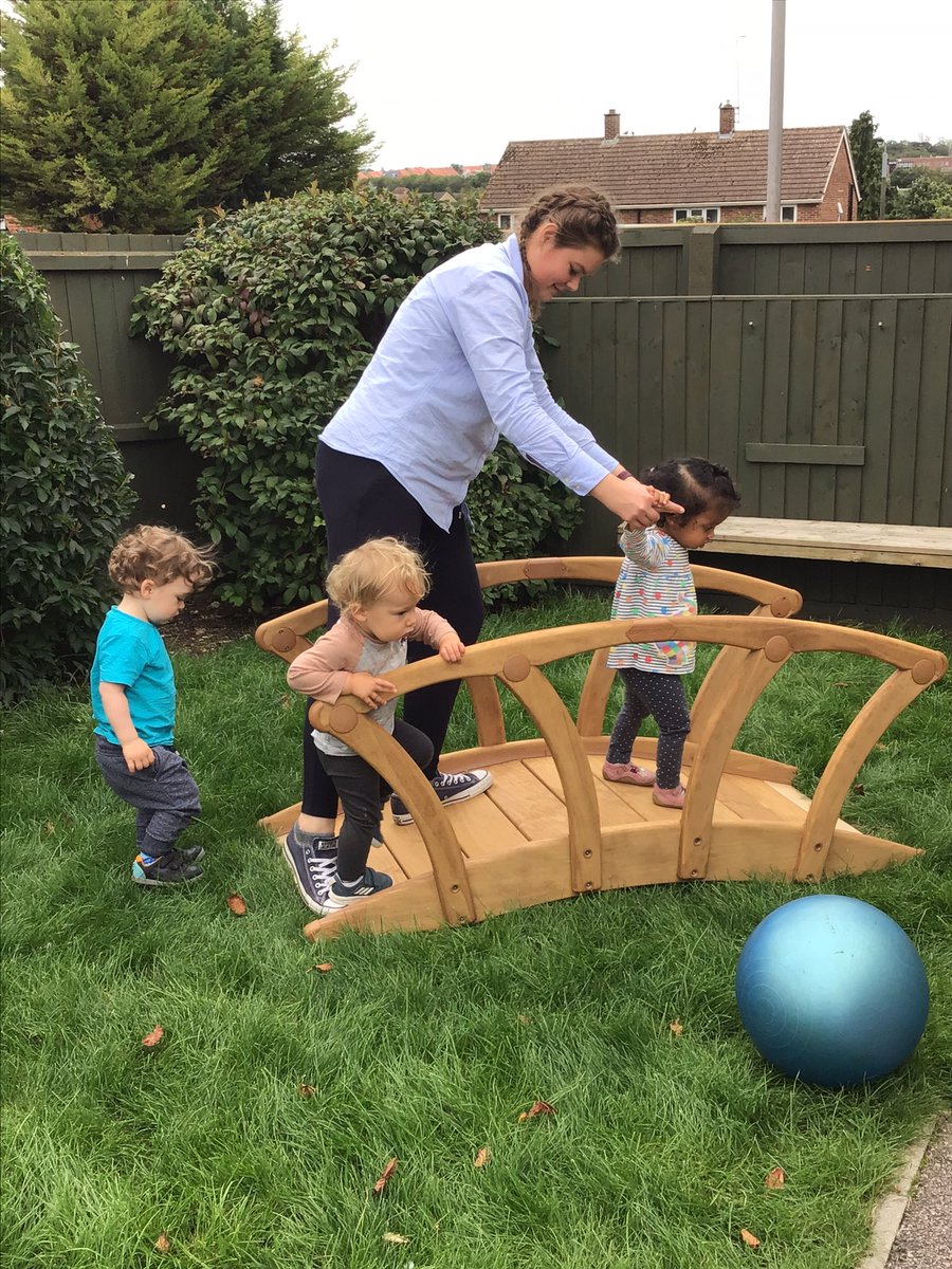 SPFNurseriesEY's tweet photo. The children at Dame Bradbury’s Nursery are very excited to explore our new outside play equipment! @SPFSchools @DameBradburys @SPFNurseriesEY #communityplaythings https://t.co/WGJnGESzpe