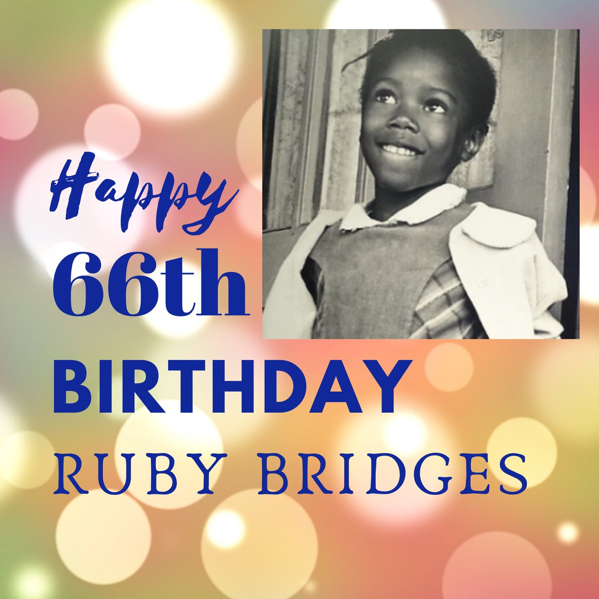 RubyBridgesPTA's tweet photo. Ruby Bridges was born September 8, 1954. https://t.co/sPWFi4RsJY