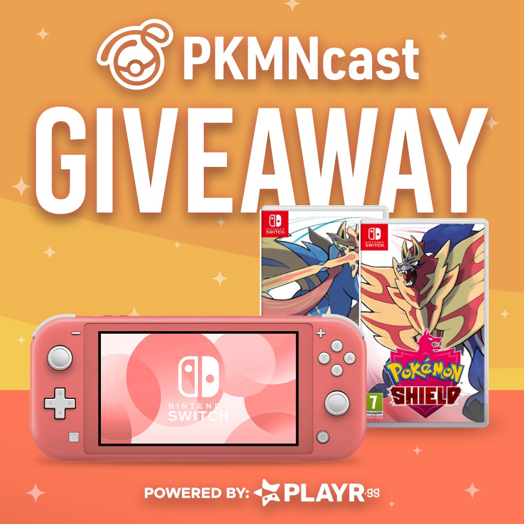 pkmncast's tweet image. 🚨 Giveaway Time! 

1 lucky winner gets a Nintendo Switch Lite + copy of Pokémon Sword OR Shield! You pick! ✨ 

Ways to Enter: 
✅ Follow 
✅ RT this Tweet 
 
MORE ways to Enter: playr.gg/g/zahKlT3 

Open worldwide and ends Oct 8th! #pokemonswordshield #giveaway #pokemon