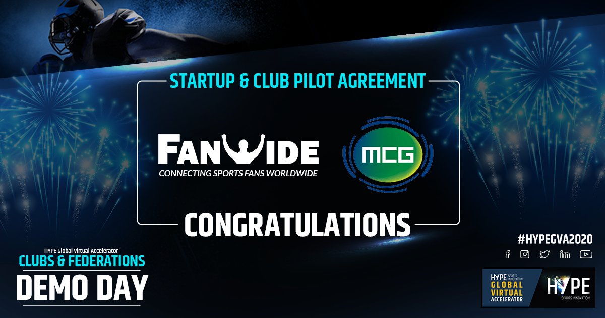 HYPE_SI (@hype_si) on Twitter photo See ya #Melbourne! Good luck to @fanwide, who will be working on a pilot with <a href="/MCG/">Melbourne Cricket Ground</a>. 💥
Startup? Join the next Global Virtual Accelerator: bit.ly/3jw6jZj
#HYPEGVA2020 #SportsBiz #Sportstech #Innovation #startup #technology #cricket See ya #Melbourne! Good luck to @fanwide, who will be working on a pilot with <a href="/MCG/">Melbourne Cricket Ground</a>. 💥
Startup? Join the next Global Virtual Accelerator: bit.ly/3jw6jZj
#HYPEGVA2020 #SportsBiz #Sportstech #Innovation #startup #technology #cricket