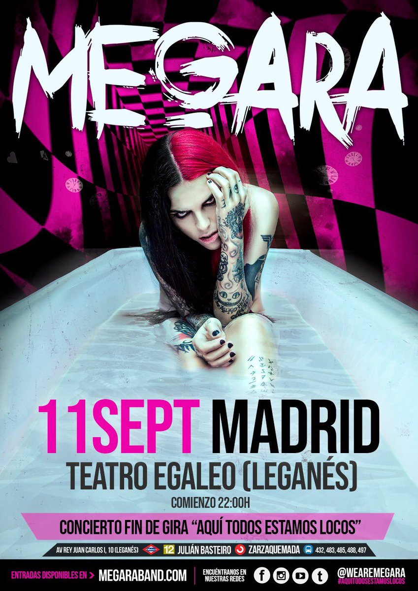 AriaBedmar's tweet photo. "¿Qué está pasando?" me pregunta twitter... Pues pasa que en tan solo TRES DÍAS @weareMEGARA cierra las puertas al País de las Maravillas en el teatro Egaleo de Leganés. ¿A quienes veré por allí? 💙🖤 https://t.co/KH342d7TqY