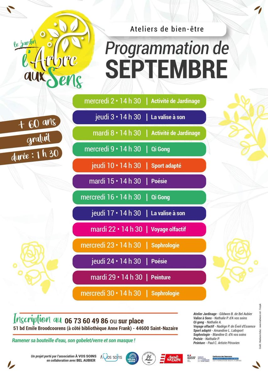 Jeudi 14h30 retrouvez le <a href="/LAB_SPORT_44/">LABSPORT</a> <a href="/FaillerMathieu/">FAILLER Mathieu</a> et Amandine pour une séance de sport adapté au jardin
#marchenordique #jeux #moticite

Et peut être leur camion !!!