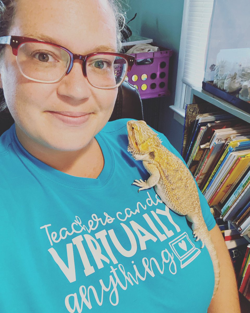 eakreider's tweet photo. Nike and I had so much fun on our #firstdayoffirstgrade even from a distance, the kids were so excited to meet her! #petsintheclassroom #NNPS1stday https://t.co/z9q7VVrQum