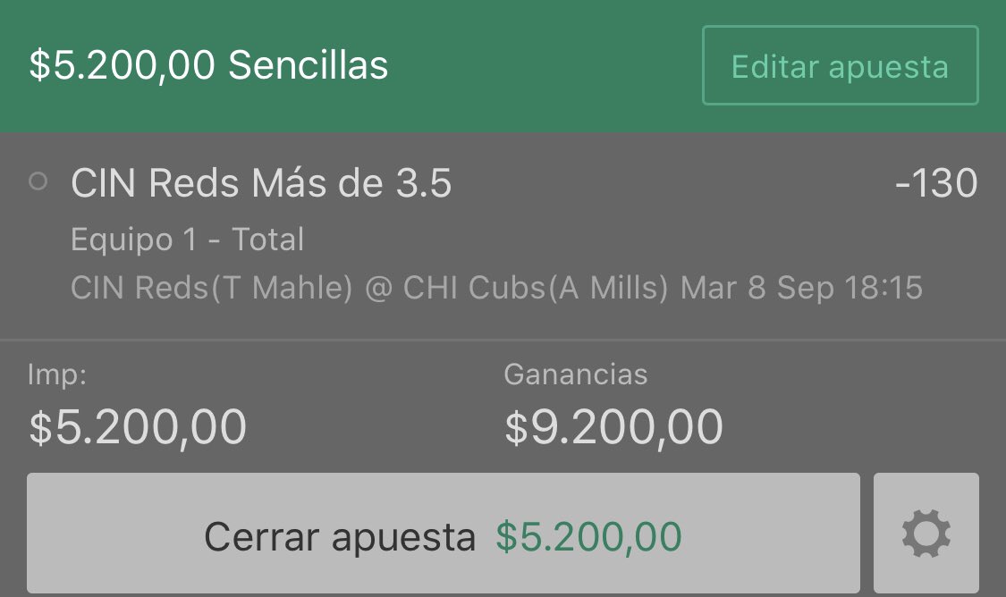 MexMaker's tweet image. ⚾️ 08/09/2020

En 4 de sus últimas 5 salidas, Alec Mills ha permitido 4 R o más. Solo en una de esas salidas fue más allá de 5 IP. La última vez que enfrentó a los Reds, duró 3 IP permitiendo 4 R.
Los Reds le hacen 5 R en promedio a los Cubs por partido esta temporada.