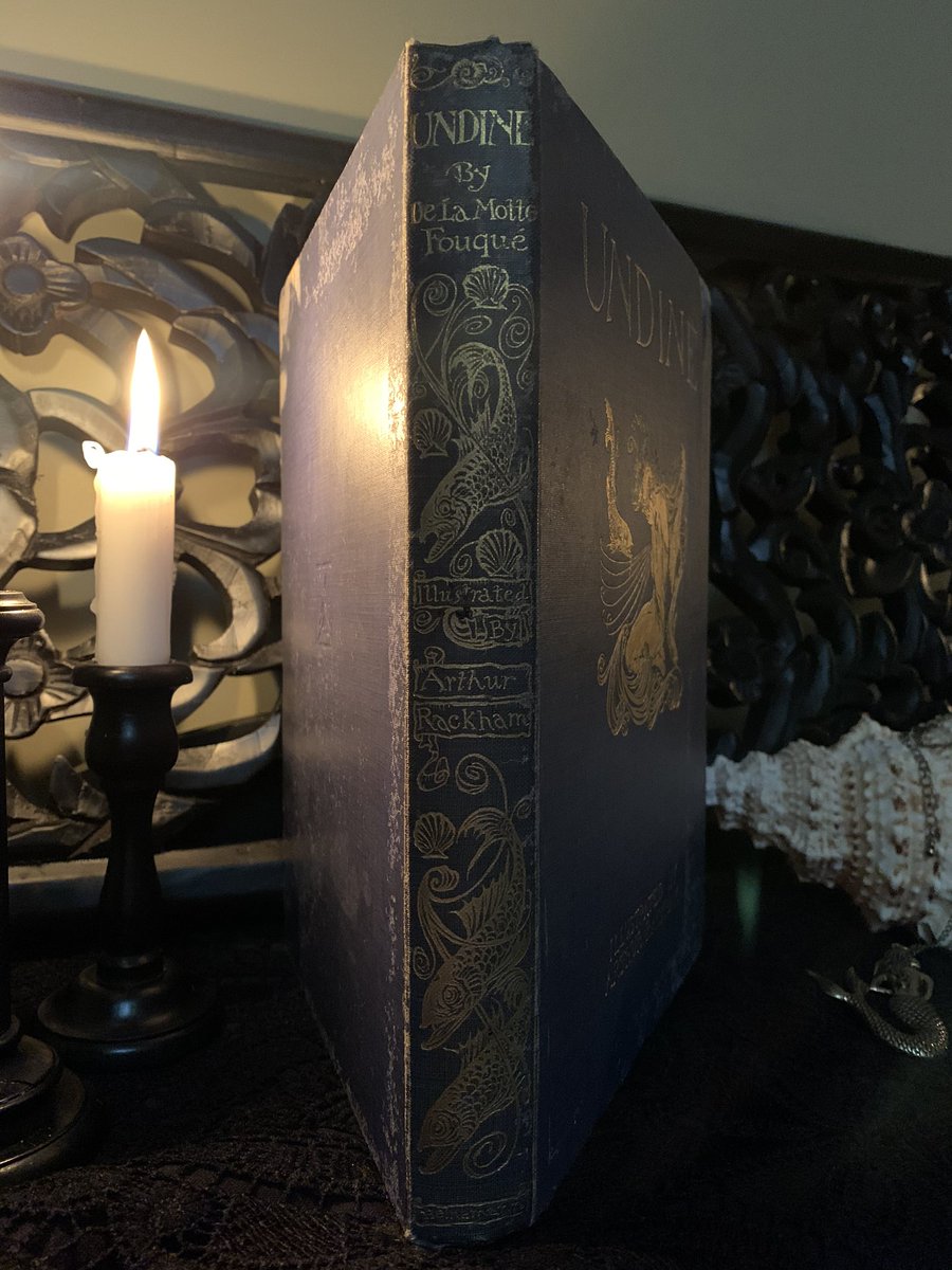WickedVintageUK's tweet photo. #Undine #ArthurRackham #RareFirstEditions #WhimsicalFairytale #StoriesOfOld #ReadingForChildren #Mermaids #SeaNymph #RackhamIllustrations https://t.co/JlVLD0Tm1J