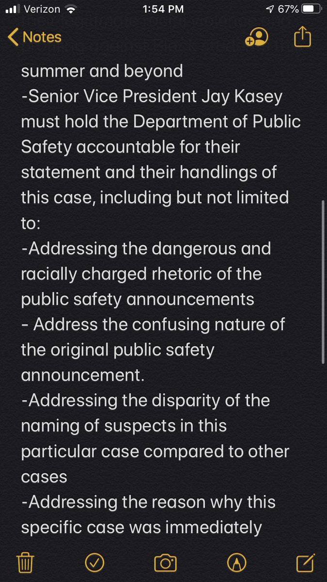 Please send the following list of demands to these  @OhioState officials:Senior VP Jay Kasey: Kasey.3@osu.eduPresident Johnson: President.Johnson@osu.eduDirector of Department of Public Safety: Moll.43@osu.edu #BlackLivesMatter    #Solidarity