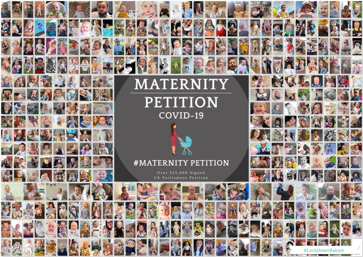 6 months of no partner for scans, hospital appts or inductions! 
6 months no/minimal HV
6 months denied GP appts
6 months isolation
6 months no/minimal new childcare
6 months excluded. 
#maternitypetition #excludeduk
<a href="/BorisJohnson/">Boris Johnson</a> 
<a href="/scullyp/">Paul Scully</a> 
<a href="/AlokSharma_RDG/">Rt Hon Lord Alok Sharma</a> 
#butnotmaternity