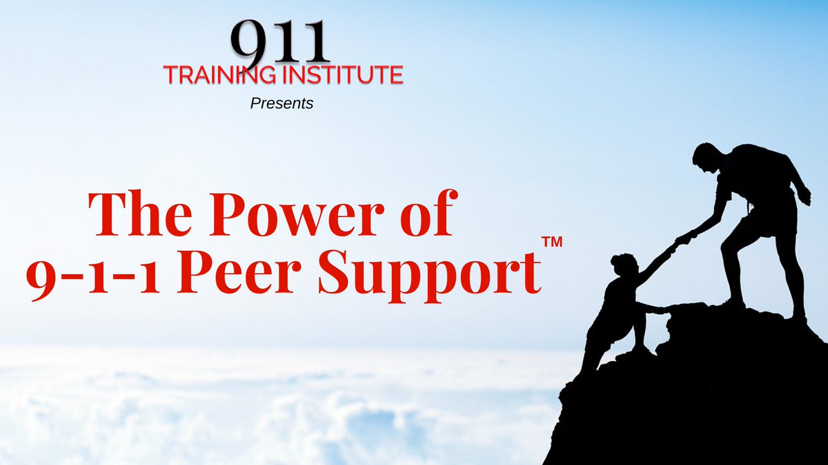 #Virtual #training class on 9/18/20 8a-5p EST.
The Power of #911 #PeerSupport can prevent #burnout, improve #morale &amp; help your peers feel encouraged. No one fights alone.

Instructors:
Jim Marshall &amp; Ryan Dedmon

Register! 
phone: (231) 622-1600
email: info@911training.net