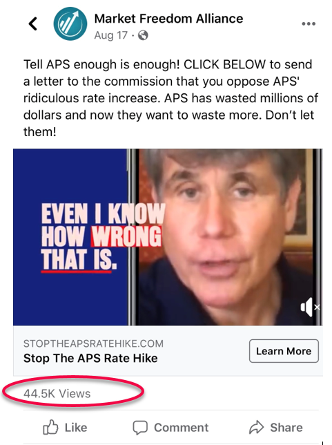 _marketfreedom's tweet photo. Okay we know everybody wants to know what is going on with the campaign to STOP the @apsFYI rate increase of $184,000,000. We're happy to report we are at almost 45,000 views: https://t.co/JJwhkRJZXM