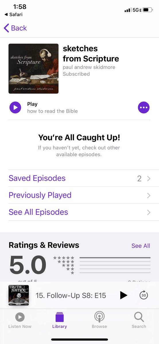 my podcast has hours of Bible study storytelling and Scripture-inspired short stories written by me.series so far include Genesis, Numbers, Samuel, and Matthew.search for “sketches from Scripture” in your podcast app or listen on  http://skidmore.substack.com .