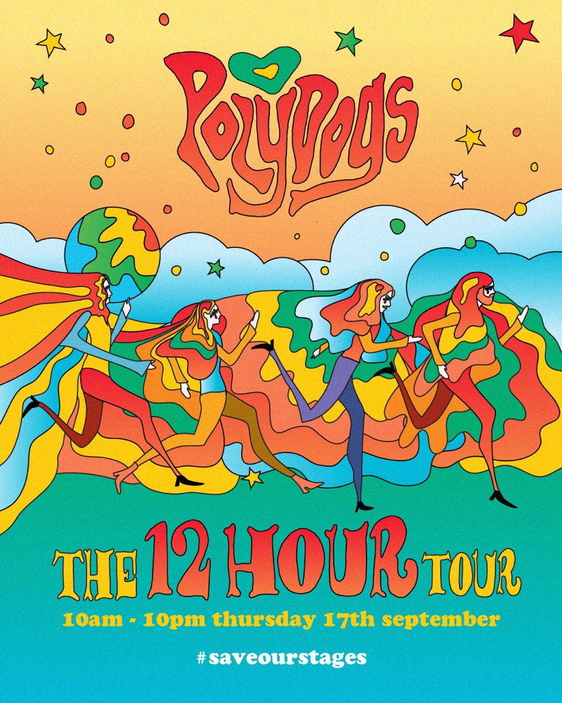 PolydogsTX's tweet photo. Polydogs release new single ‘Let Me Live’ with a 12 hour tour inspired by #saveourstages The band will dash, door-to-door, on September 17th playing 10 venues in 12 hours across Fort Worth. Each performance will be live streamed across the bands various social media channels. https://t.co/eDbIo4KEtM