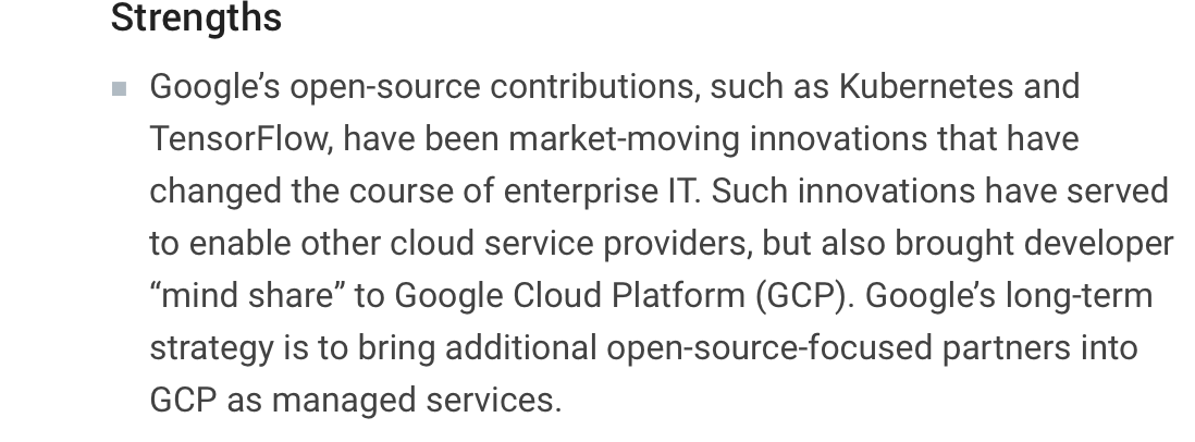 I take the more cynical approach of "Kubernetes was originally intended to get customers with legacy workloads that broke in GCP to write software more like Google would write software."  @gcpcloud badly underestimated how terribly the rest of us can write software.