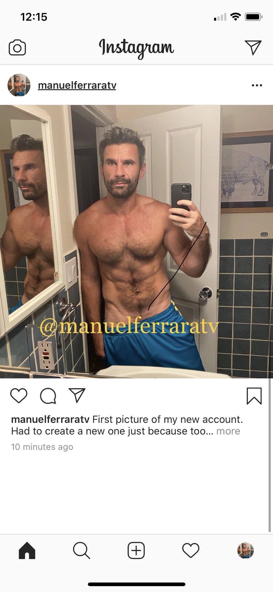 manuel ferrara on X: My Instagram account was deleted in January for no  real reason. I wasn't planning on starting a new one but when I see the  amount of fake account