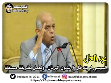 عبد العال السيسي لم يتدخل في شئون البرلمان.. ونعمل بطريقة مستقلة