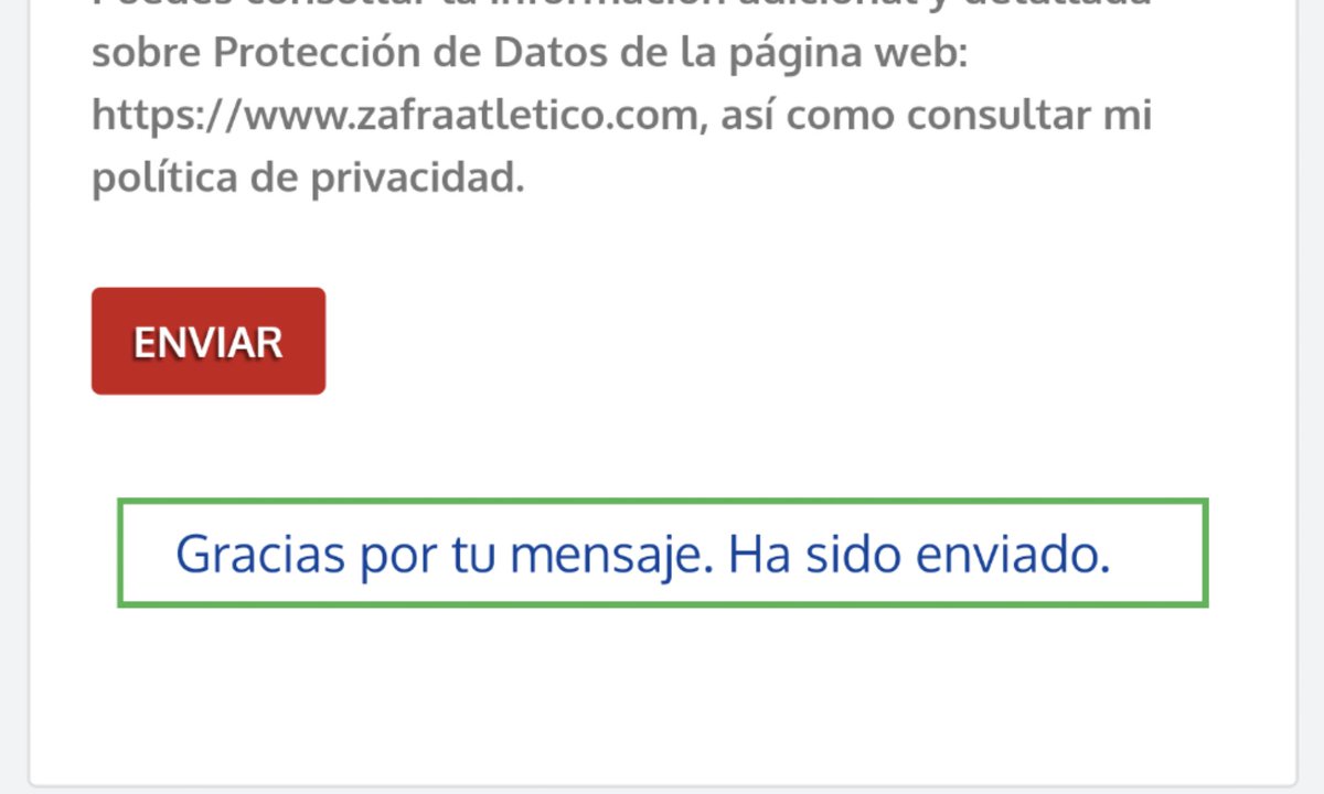 Fácil, desde el móvil y en solo 2 minutos.
Ya soy socio del @ZafraAtletico