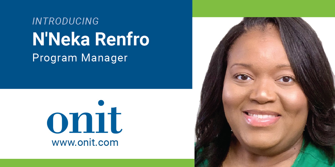 OnitCareers's tweet photo. N’Neka joined the @OnitApps team. She will manage the aggregation of key client deliverables and key engineering deliverables to ensure the interdependencies are managed appropriately between the Professional Services, Engineering, Sales, and Product Management departments. #Jobs https://t.co/L2bSXQOLmX