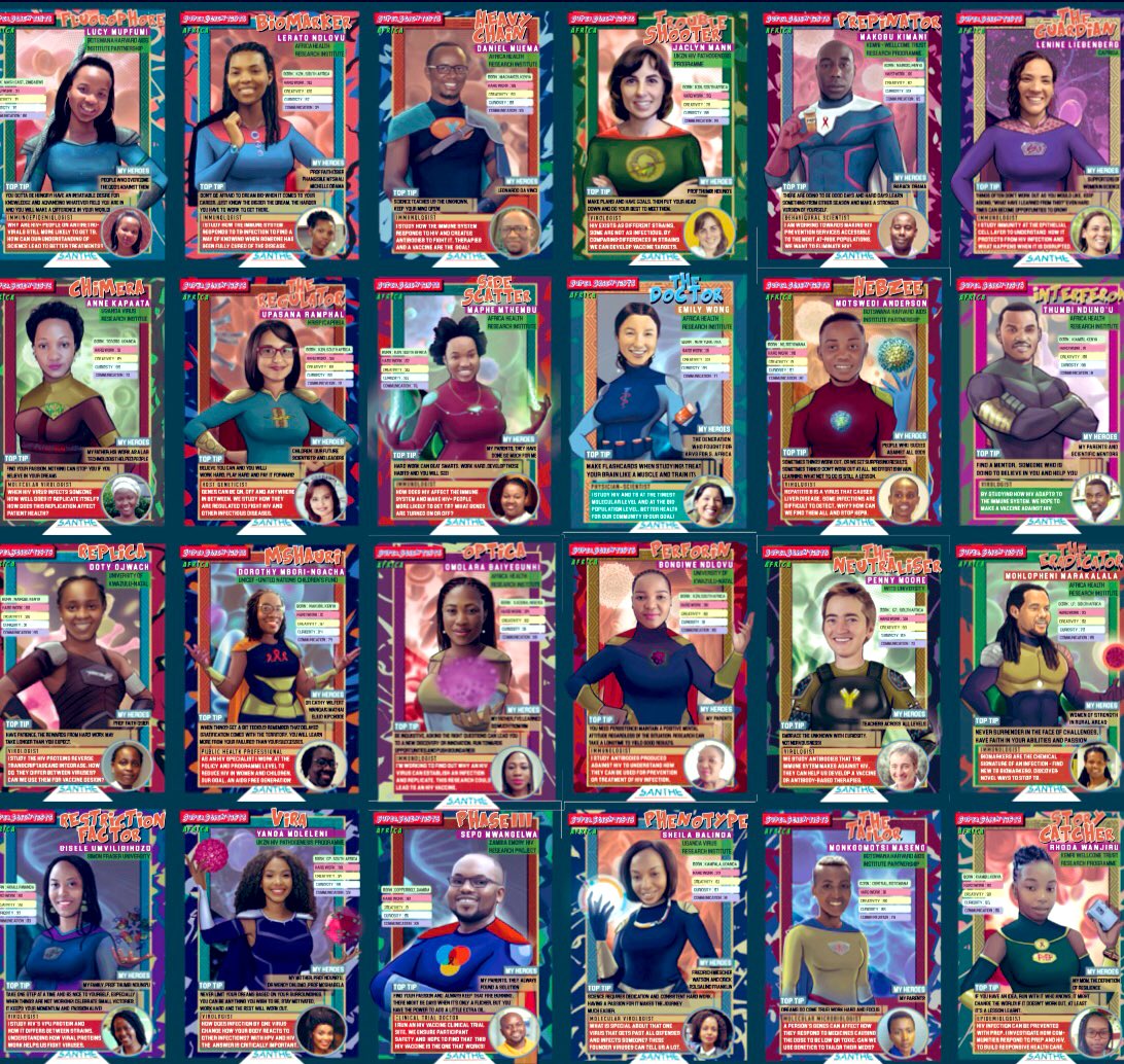 GenderEquitySci's tweet photo. Our avatar cards are on their way to the printer to get packed up and distributed to learners in 6 countries! Excited for this stage of our #GenderEquityInScience campaign where we share the message that “Science is for Everyone” with young people! @SciSuperheroes @AASciences https://t.co/0MdLtKMjDW
