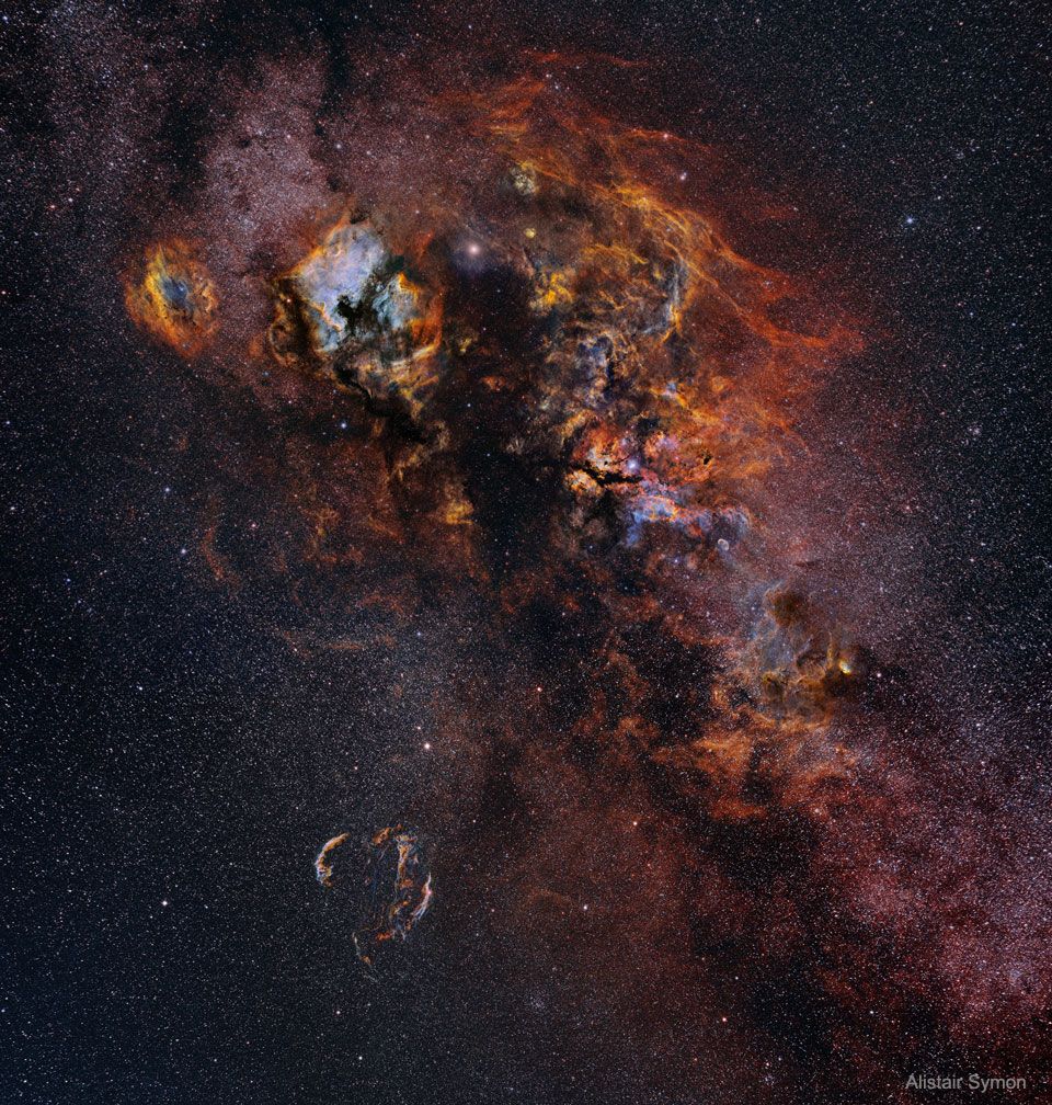 maximaxoo's tweet photo. #Space: in brush strokes of #InterstellarDust and #glowing hydrogen gas, this beautiful skyscape is painted across the plane of our #MilkyWay near the northern end of the Great Rift and the constellation #Cygnus (the Swan) — #CygnusSkyscape
https://t.co/LVWKEDPQIu via @apod https://t.co/m0GGS5BCAA