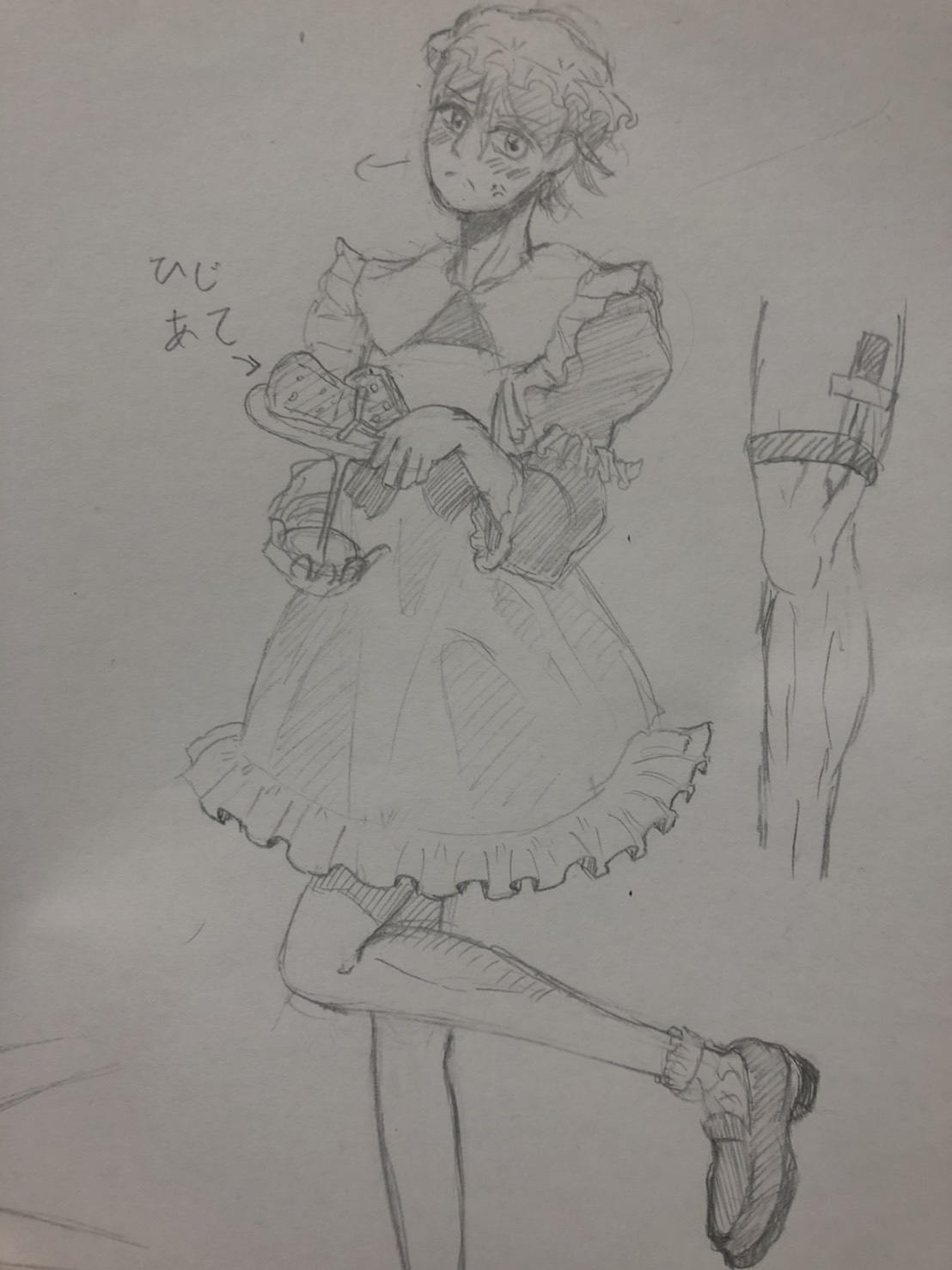 まぶる メイド服を着せられた傭兵にしたかったけど傭兵に見えない件について考えていきたい 肘当てを乗せたけど傭兵に見えない 全員書いてからメイド化させたかったんですが 彫刻師を描くのを忘れておりました アナログ アナログイラスト イラスト