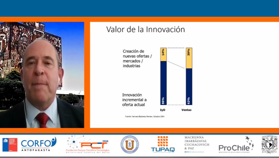 PCT_UCN's tweet image. Sigue el #streaming del 6to Webinar del #ProyectoTupaq con "Oportunidades de aprovechamiento tecnológico para el negocio en tiempos de contingencia" Por el académico de la @UNAM_MX Guillermo Rodríguez. Sigue facebook.com/fundacionpctuc… #Antofagasta