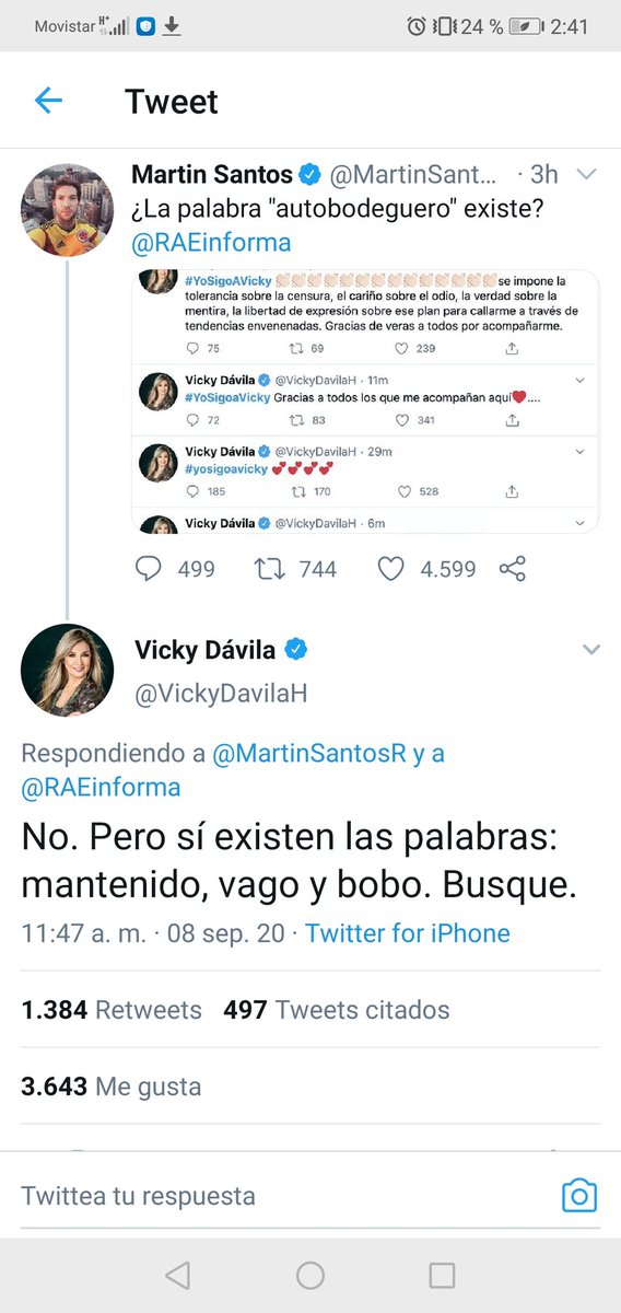 PaulaIsabelOsp1's tweet photo. Vicky : 18363673783
Tontin: 0
#YoSigoAVicky https://t.co/ZoSF8SZRkL