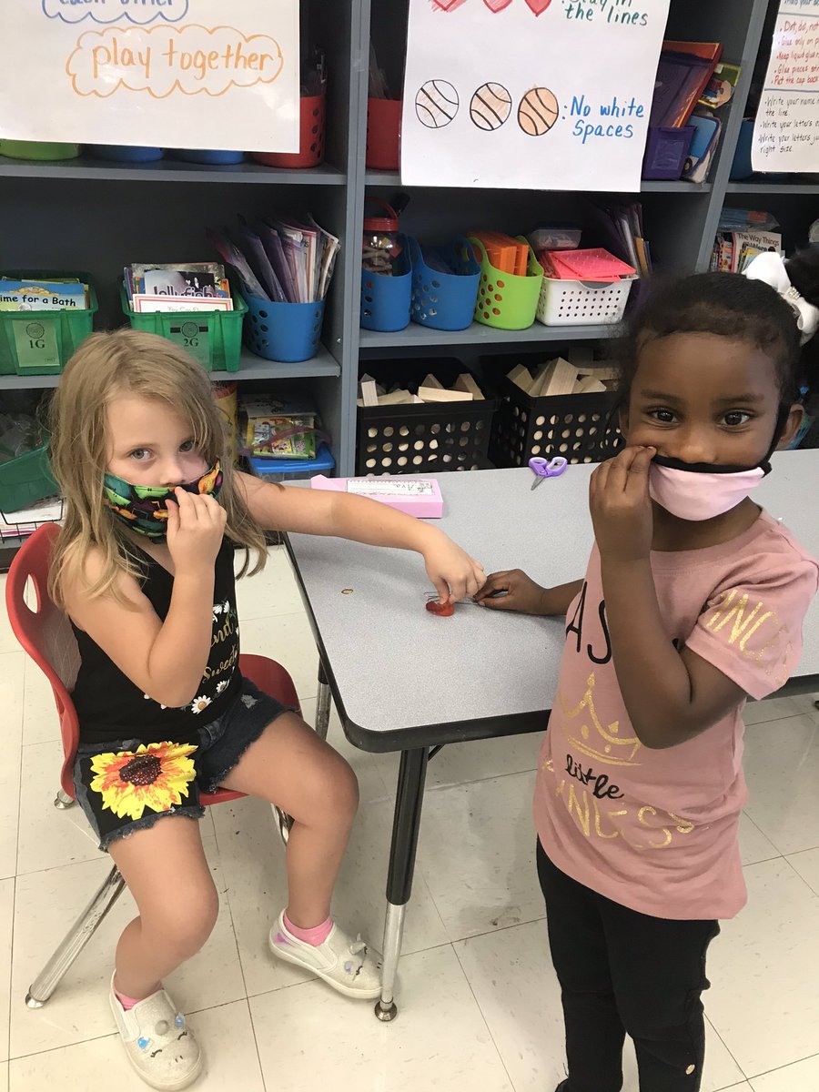 Kindergarten is learning to work together by “Saving Fred” the gummy worm!