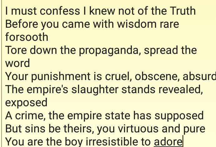 EarthEmpress91's tweet photo. A poem I wrote for Julian.

@Hopeful_Human_1 
@StellaMoris1 https://t.co/g1hWVqPDxD