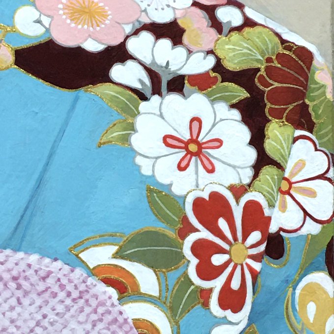 着物柄のtwitterイラスト検索結果