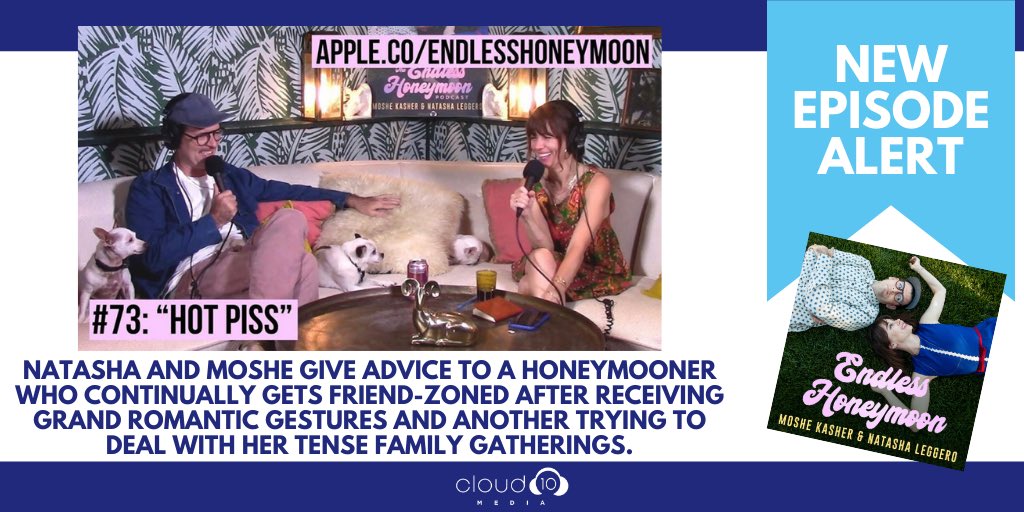 cloud10 (@cloud10podcasts) on Twitter photo LISTEN NOW to the latest hilarious episode of #EndlessHoneymoon #Podcast w/ <a href="/natashaleggero/">Natasha Leggero</a> & <a href="/moshekasher/">Moshe Kasher</a> - Listen & Subscribe: listen.cloud10.fm/endlesshoneymo…
<a href="/lauragoswim/">Laura</a> LISTEN NOW to the latest hilarious episode of #EndlessHoneymoon #Podcast w/ <a href="/natashaleggero/">Natasha Leggero</a> & <a href="/moshekasher/">Moshe Kasher</a> - Listen & Subscribe: listen.cloud10.fm/endlesshoneymo…
<a href="/lauragoswim/">Laura</a>