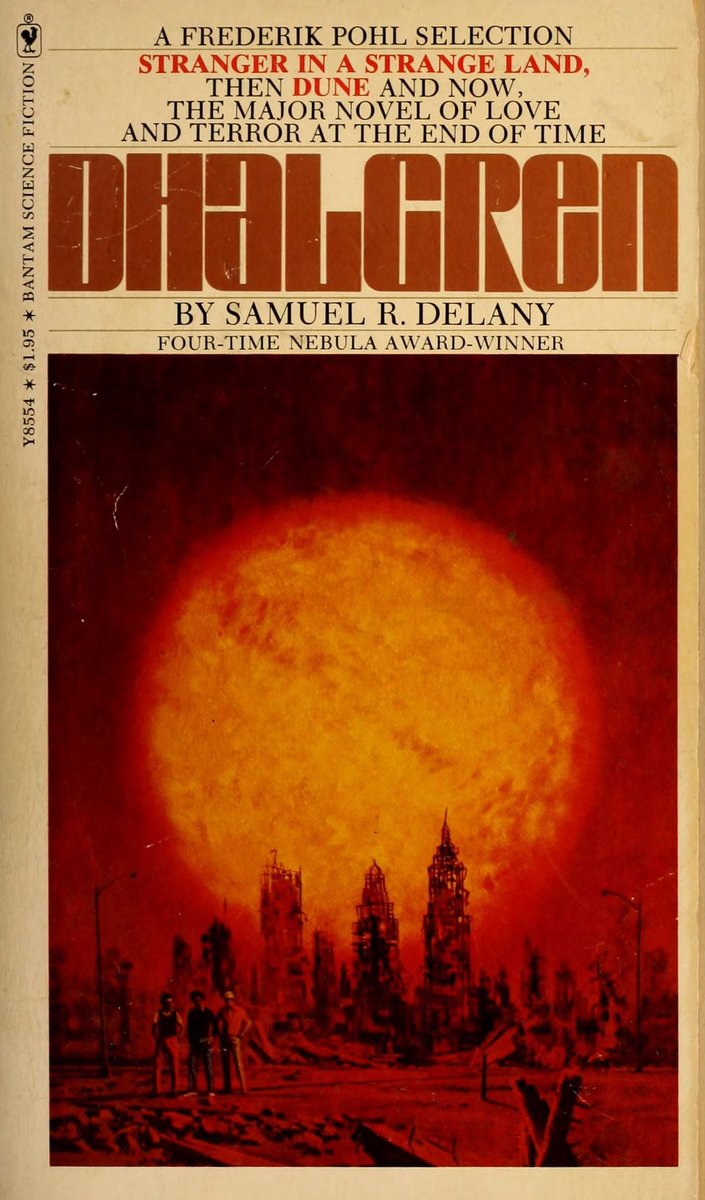 Missa2174's tweet photo. The smokey red sun sky reminds me of this book. #dhalgren https://t.co/NZtIhEE5pb