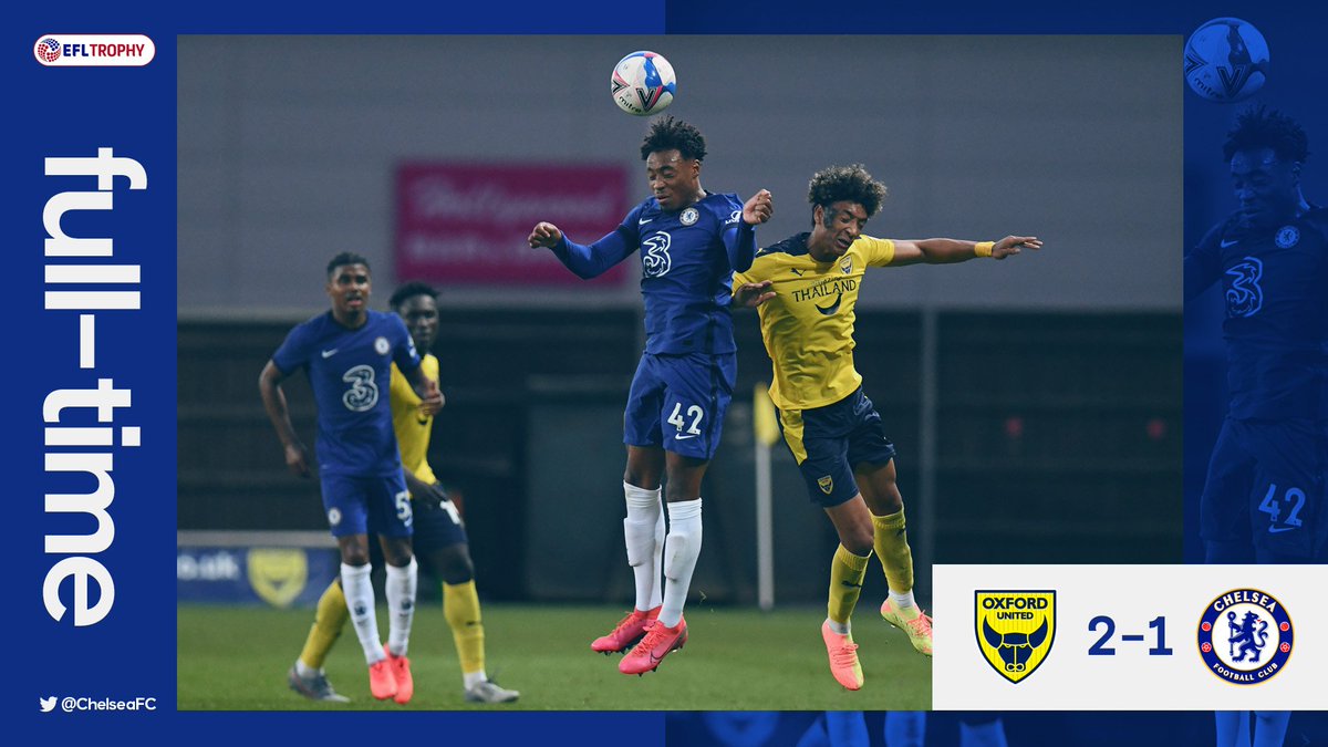 ChelseaFC's tweet photo. Despite a commendable showing it's a narrow defeat for #CFCDev in the first EFL Trophy game of the season. https://t.co/xSrbJCVyPM