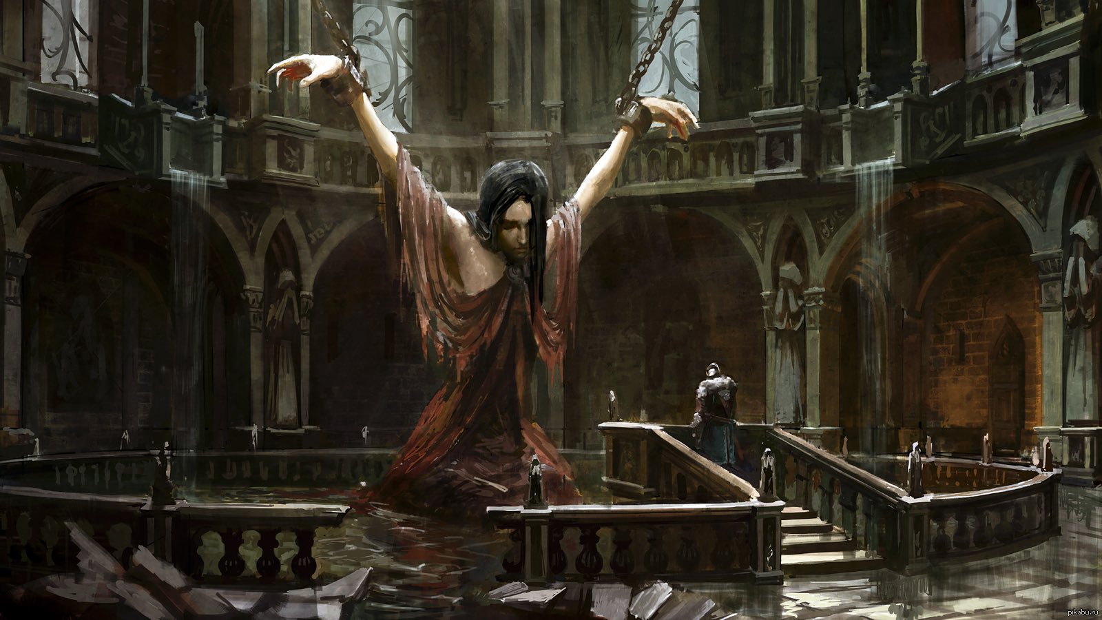 Скованный пленник Dark Souls