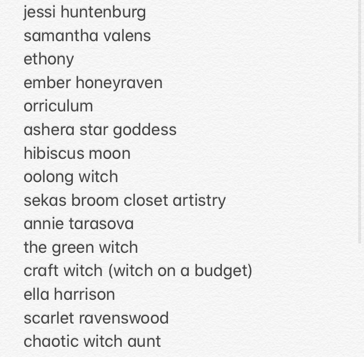 i know i keep adding to this thread BUT!for those of you interested about witchcraft n where to start i personally really found youtubers helpful  here is a list of some youtubers! i also rly recommend checking out the carrd i linked bc theres a lot more info on it heheh