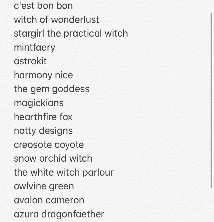 i know i keep adding to this thread BUT!for those of you interested about witchcraft n where to start i personally really found youtubers helpful  here is a list of some youtubers! i also rly recommend checking out the carrd i linked bc theres a lot more info on it heheh
