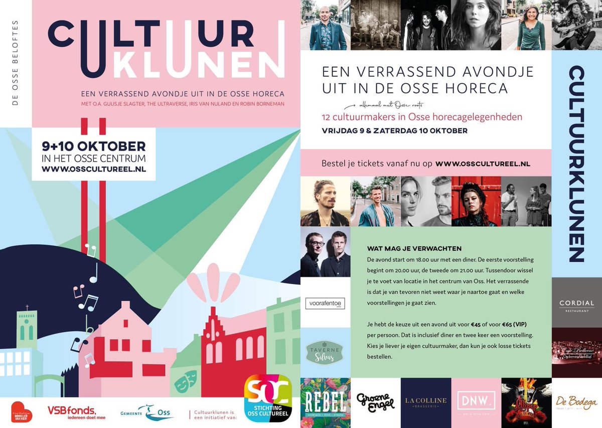 SCultureel's tweet photo. Ja! Daar is-ie, onze poster en flyer!
🔜 te zien op allerlei plekken in Oss https://t.co/v2HbzXlIUs