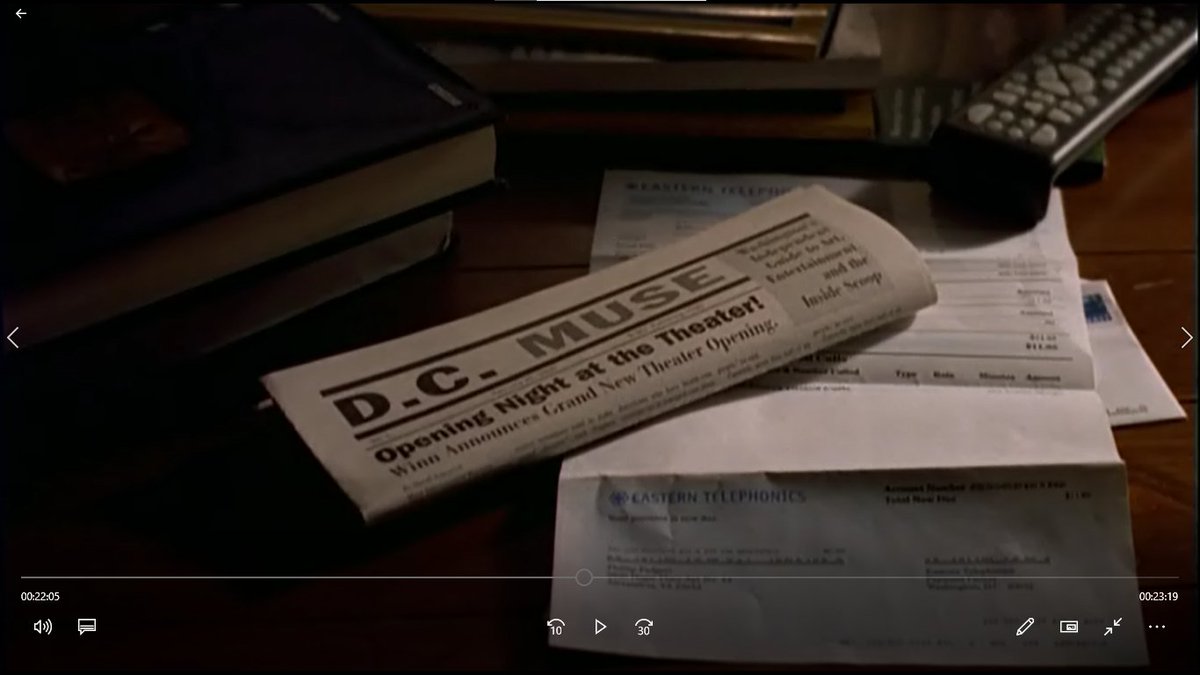The X-Files, s6ep18: the newspaper is called "D.C. MUSE" and it clearly sports your logo... It aired in April 1999 (don't ask me why I was watching it last night...), had you already made it in the U.S., <a href="/muse/">muse</a>? Interesting theory here: imdb.com/title/tt075115…