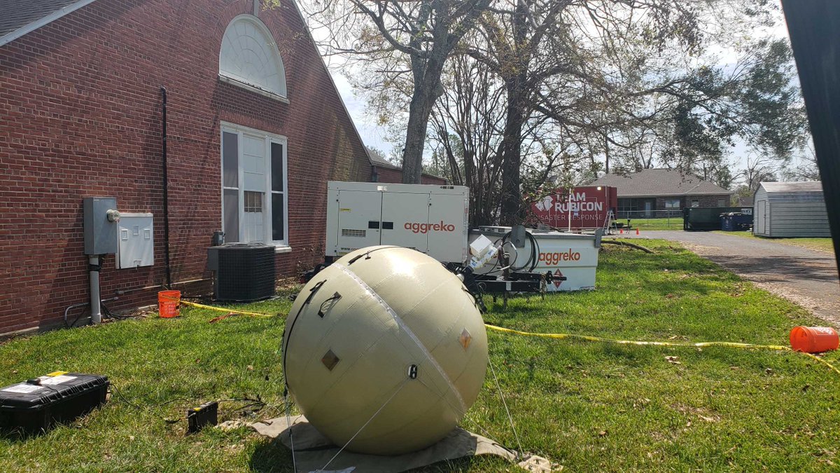 Cubic_MS's tweet photo. The #HurricaneLaura recovery mission continues. Cubic GATR volunteers and gear currently providing #communications for key recovery efforts. Thanks to all the volunteers and First Responders for all that you do!
#disasterrelief https://t.co/KUAbgeVh7e