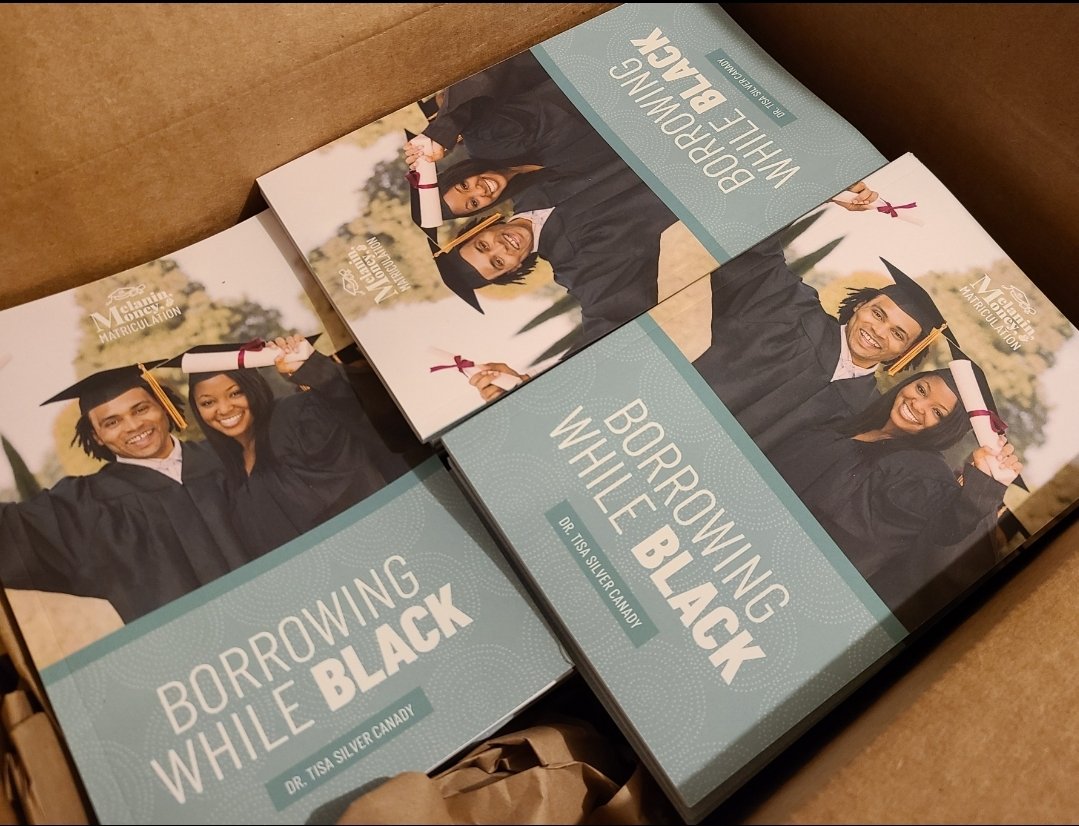 tisasilver's tweet photo. Hot off the press 🔥 First book in the series Melanin, Money, & Matriculation. More news coming soon... https://t.co/1wEGRXLs7q #BorrowingWhileBlack #PYGA https://t.co/HtzNqSwtzJ