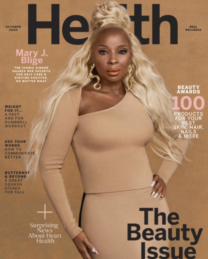 AnifaM's tweet photo. Auntie @maryjblige in #PinkLabelCongo 🇨🇩 😍 for @healthmagazine October issue. https://t.co/7e1S2fQTKu