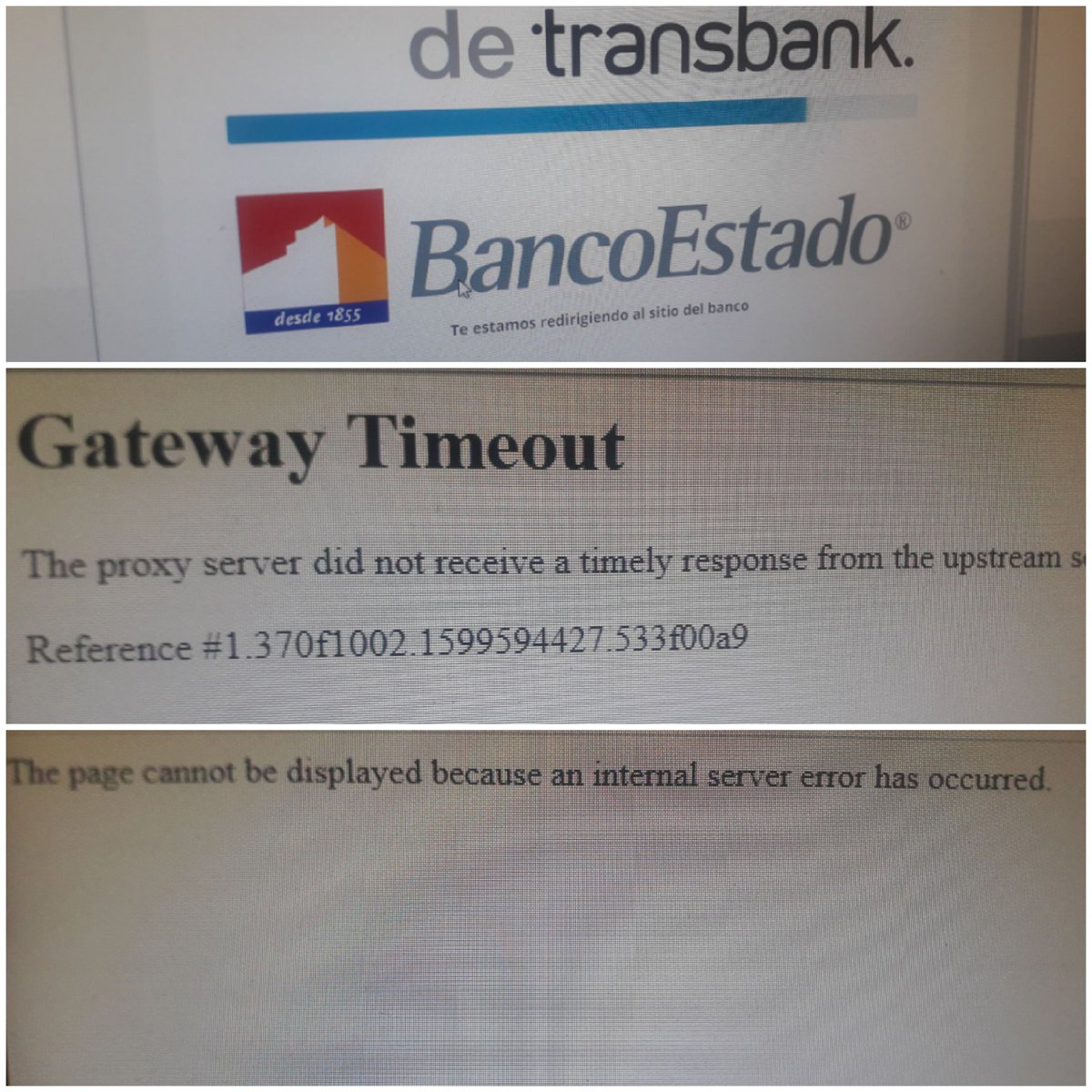 idaroch's tweet photo. @BancoEstado Trato de pagar web pay y no pasa nada!!! Ya no me queda historial por borrar y sigue apareciendo los errores o culpamos a  @VTRChile    alguna solución?? https://t.co/UkGnvP1AXa