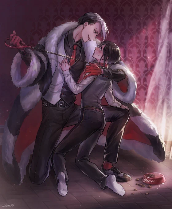 「上手におねだりしてみろ、仔犬」
クル監♂(⚠️顔あり) #twstプラスB 