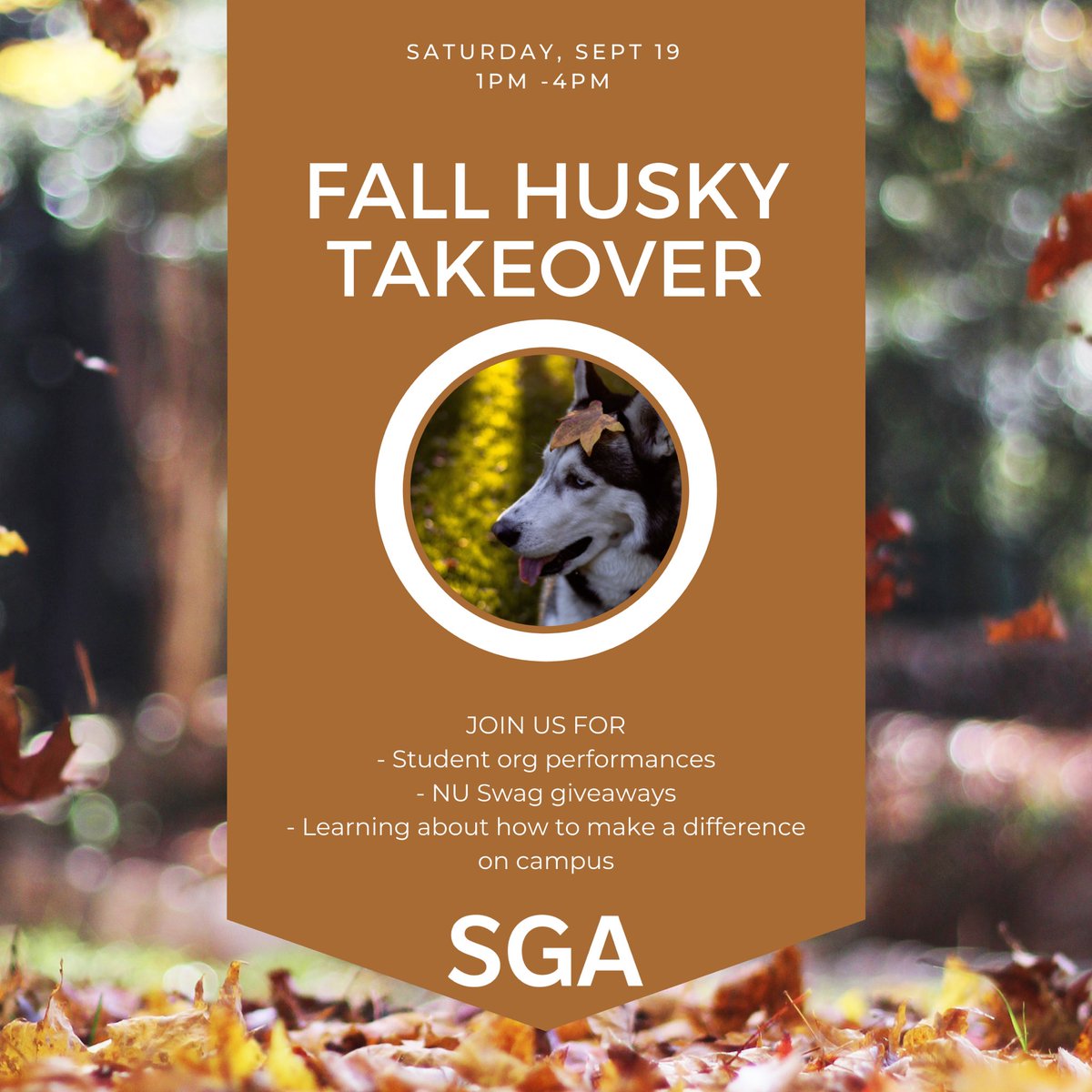 We hope to see you all next weekend at Husky Takeover!