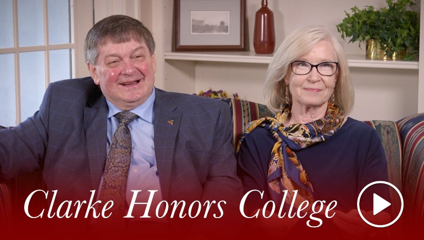 A $1.5M gift will endow SU's Glenda Chatham and Robert G. Clarke Honors College. 

"I thank Dr. &amp; Mrs. Clarke for believing in us, and taking an active role," said <a href="/SUHonorsCollege/">SU Honors College</a> Dean Andrew Martino.

Read more: ow.ly/LZui50Ble9X

View video: ow.ly/bMur50Ble9Y