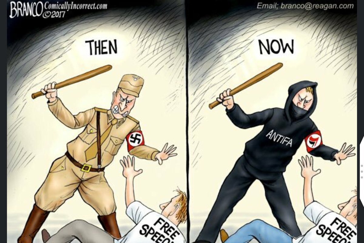 8) The tactics of Hitler's brownshirts are strikingly similar to those used by modern-day Antifa.