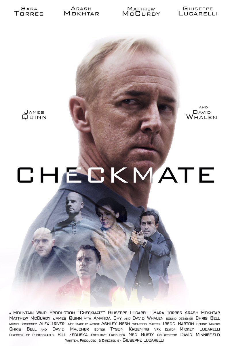DavidAWhalen's tweet photo. CHECKMATE Premieres today on AMAZON!
Hope you can catch it!
#StreamingNow #Amazon #Indiefilms #Filmmaking #filmacting #thriller #Actionfilms https://t.co/vMSSXJWj8n
