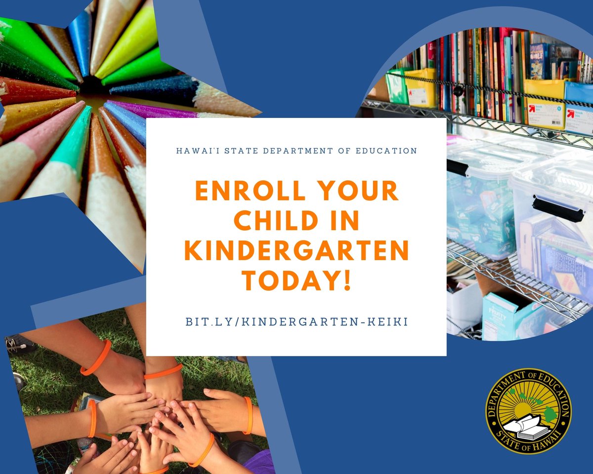 Did you know enrolling your child in kindergarten is mandatory? Start the process today: bit.ly/kindergarten-k…