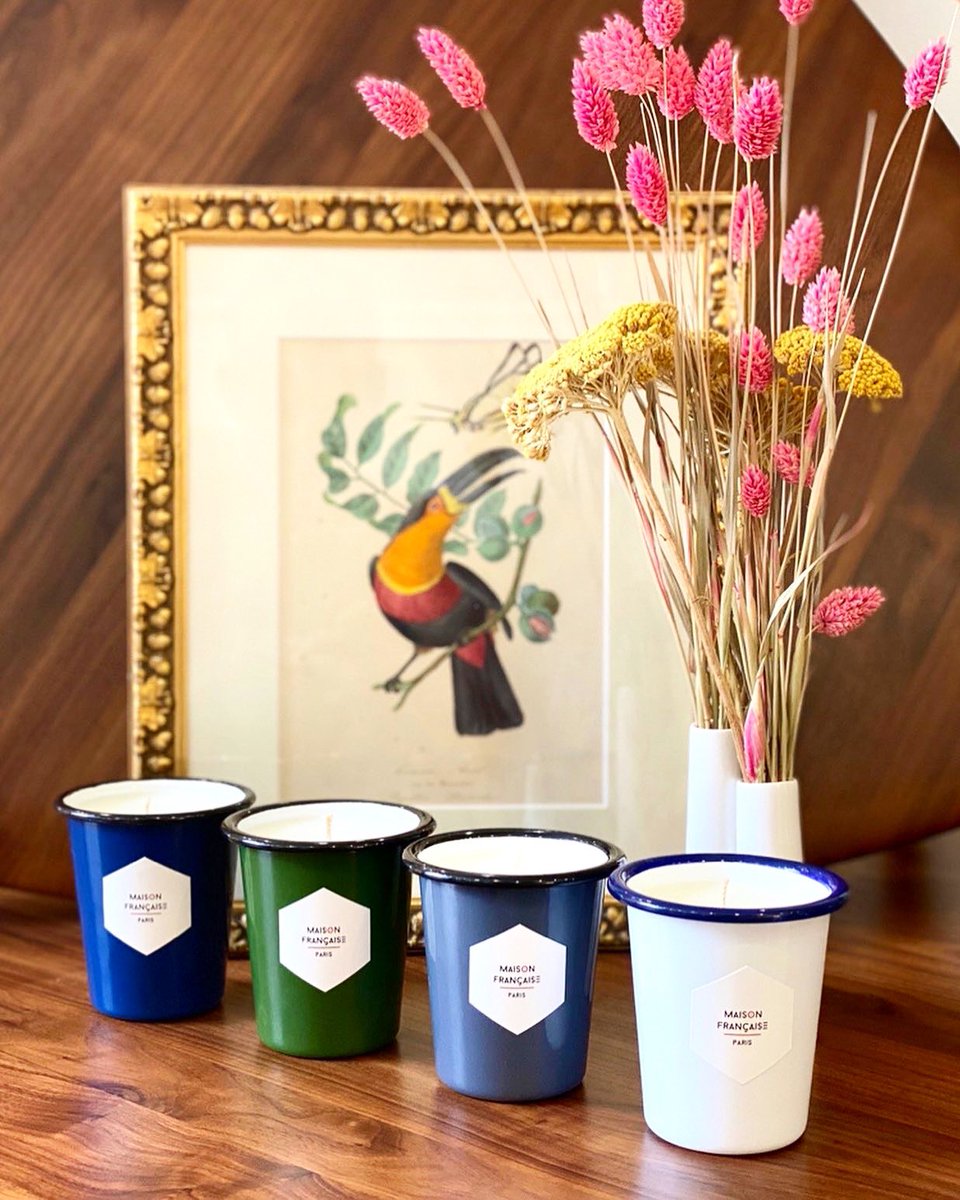 MFPfrance's tweet image. Découvrez notre COLLECTION Campagne Chic =&amp;gt; MaisonFrancaiseParis.com
Pots émaillés réutilisés reutilisables l Cire et parfum naturels l Made in Provence 

#madeinfrance #madeforgood #bougiesparfumées #bougies #paris #france #parfum #vintage #upcycling #grasse